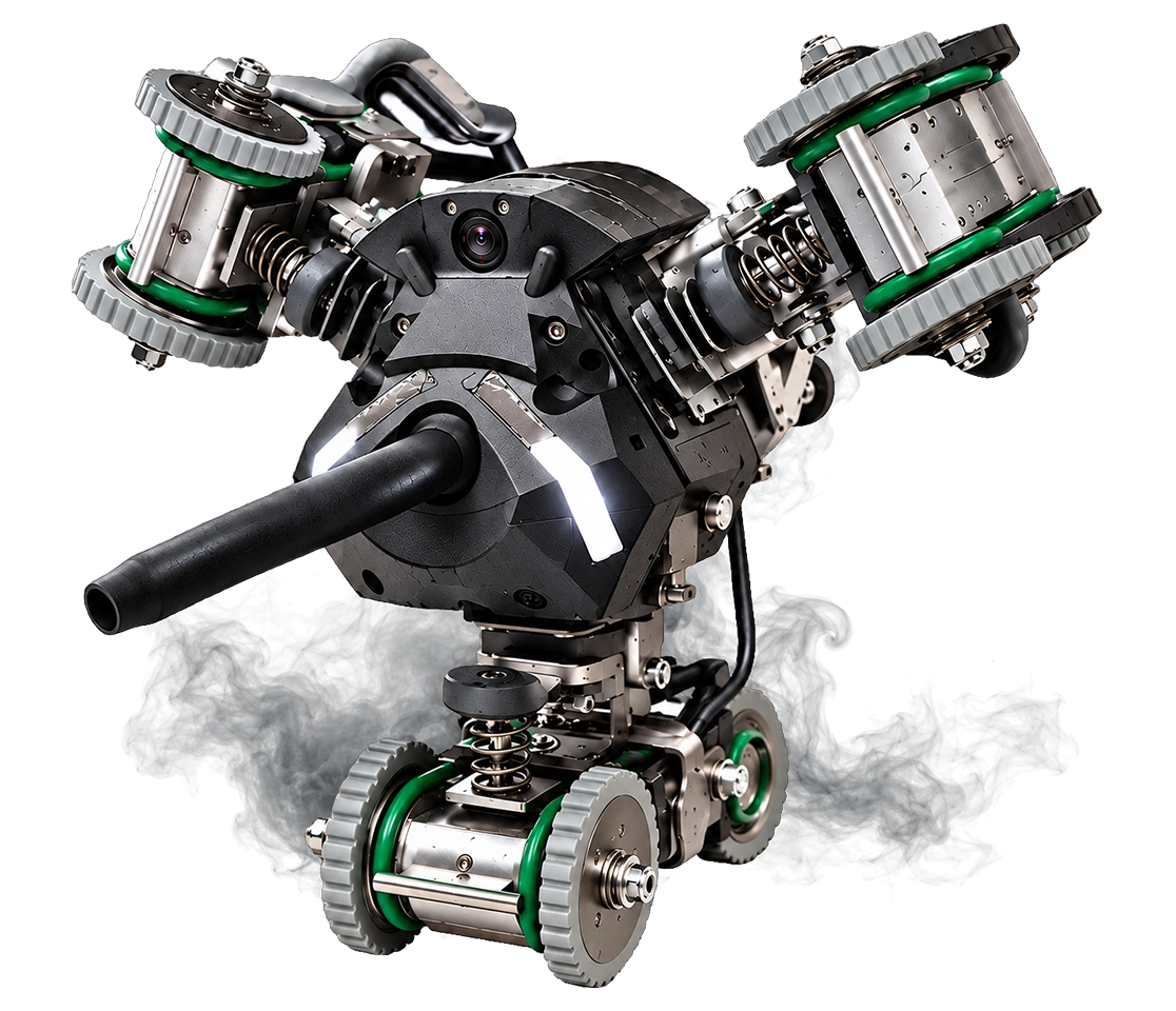 duct cleaning robot crawler